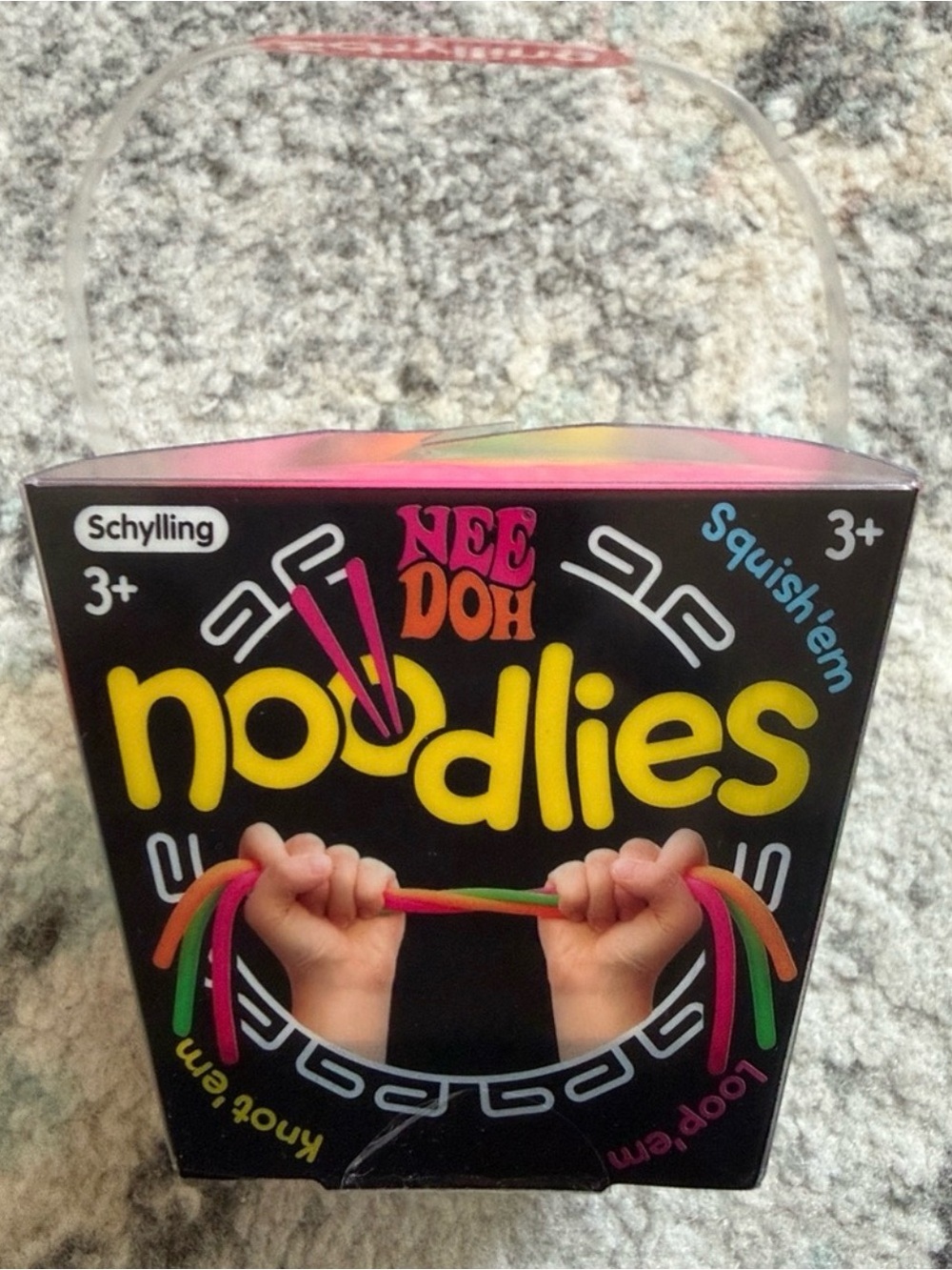 Schylling Multicolor Stretch & Squish Noodle Toy